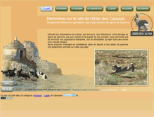 Tablet Screenshot of gibierdescausses.com